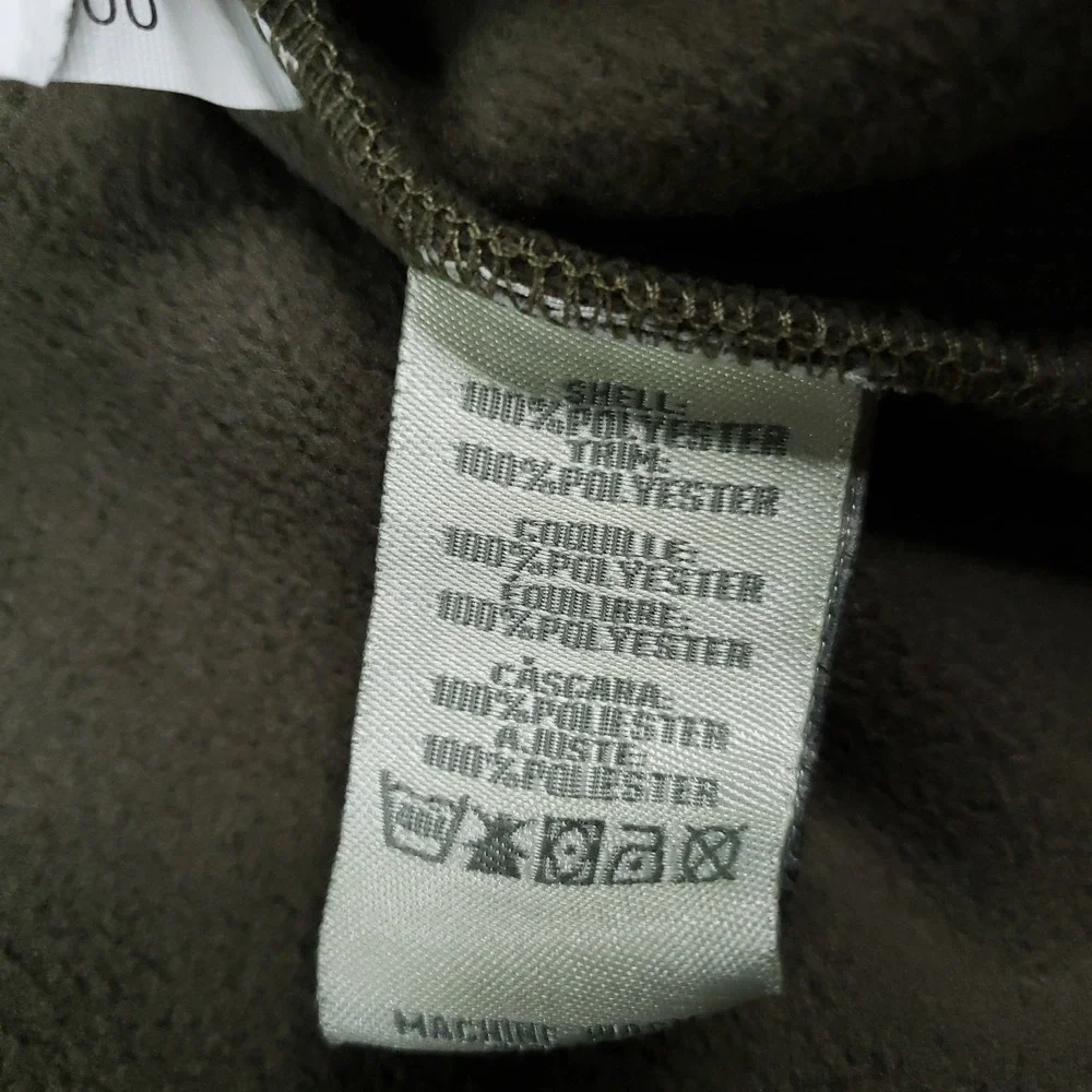Boyt Harness Company Vest Men 2XL‎ Green Fleece Full Zip Shoulder Patch Shooting - Picture 8 of 12